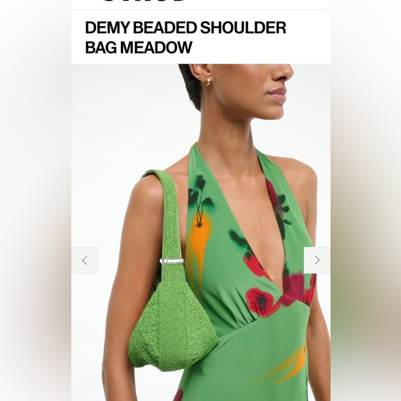 NWT • Demy beaded shoulder bag in meadow - Picture 4 of 8